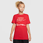 Nike Swoosh Big Kids' Volleyball T-Shirt. Nike.com